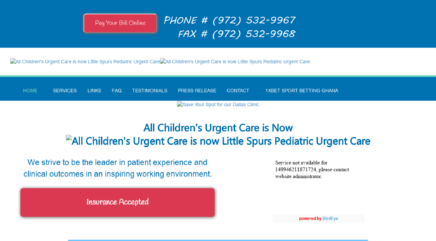 allchildrensurgentcareclinic.com