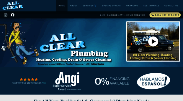 allclearplumbingandheating.com