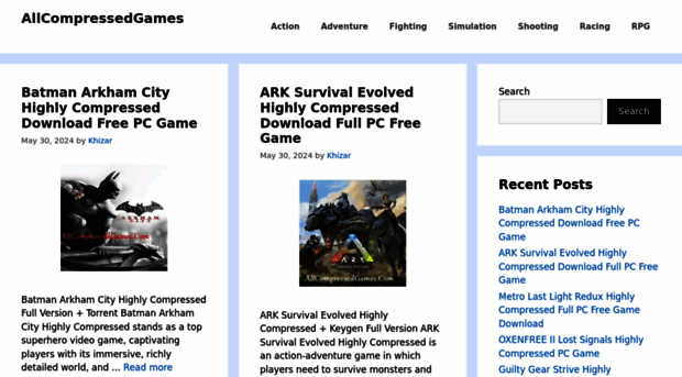 allcompressedgames.com