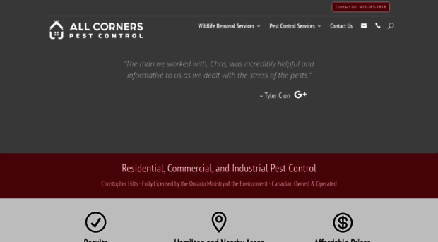 allcornerspestcontrol.com