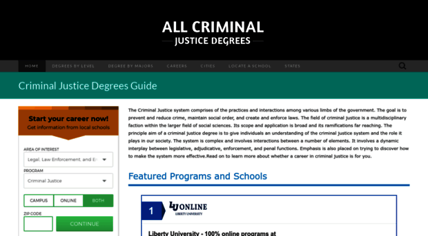 allcriminaljusticedegrees.com