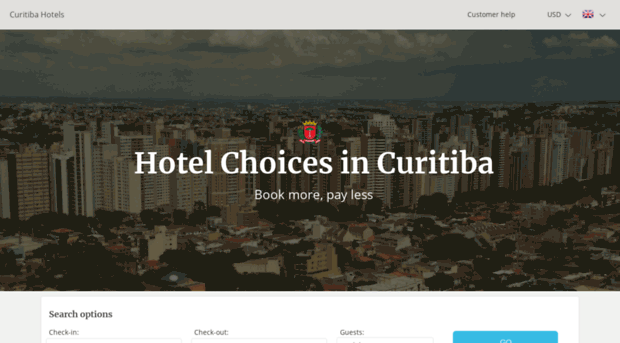 allcuritibahotels.com