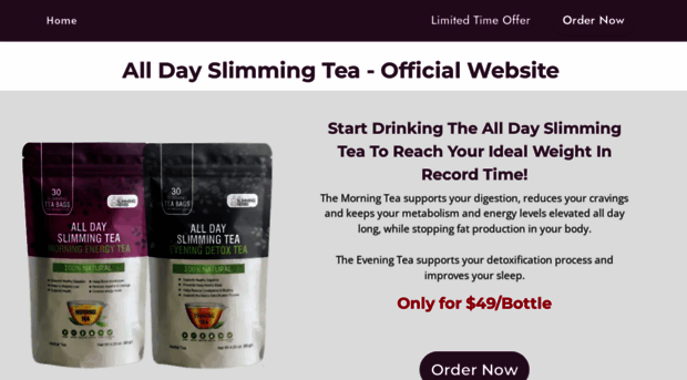 alldayslimmingtea.mdhealthify.com