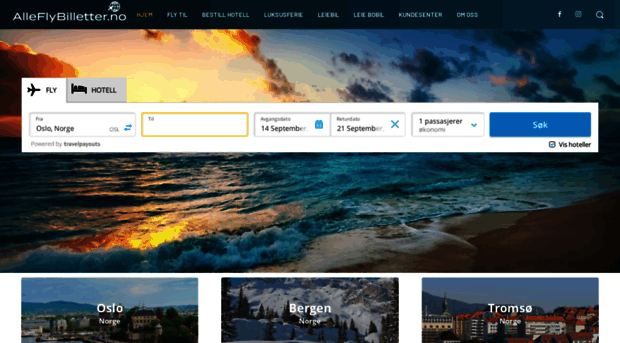 alleflybilletter.no