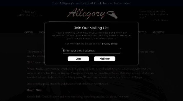 allegoryezine.com