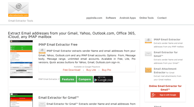 allemailextractor.com