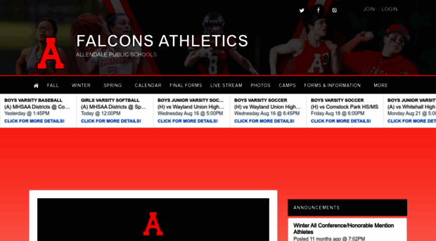 allendaleathletics.org