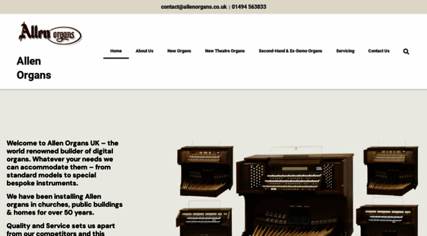 allenorgans.co.uk