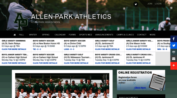 allenparksports.com