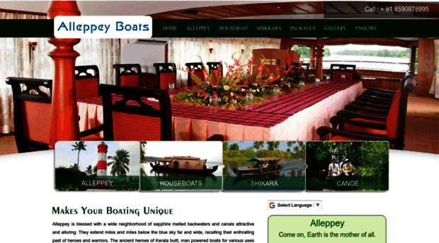 alleppeyboats.com