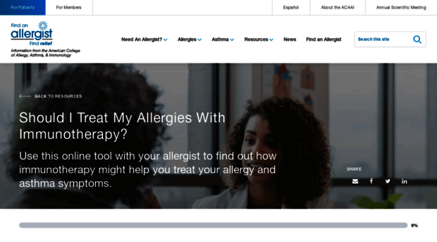 allergytherapy.acaai.org