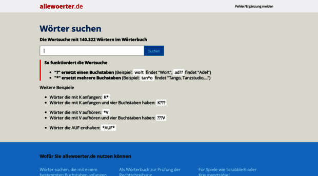 allewoerter.de