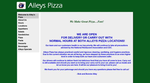 alleyspizza.com