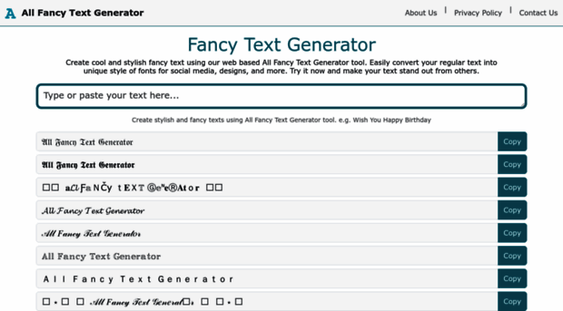allfancytext.com