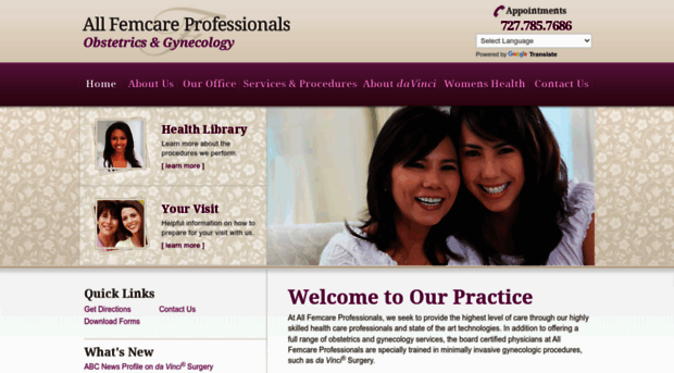 allfemcareprofessionals.com