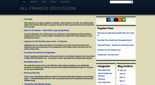 allfinancediscussion.com