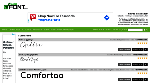 allfreefont.com