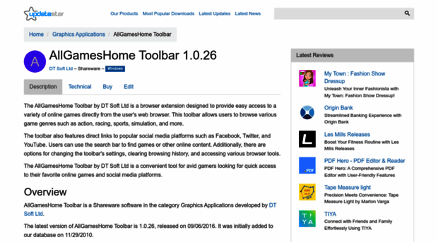 allgameshome-toolbar.updatestar.com