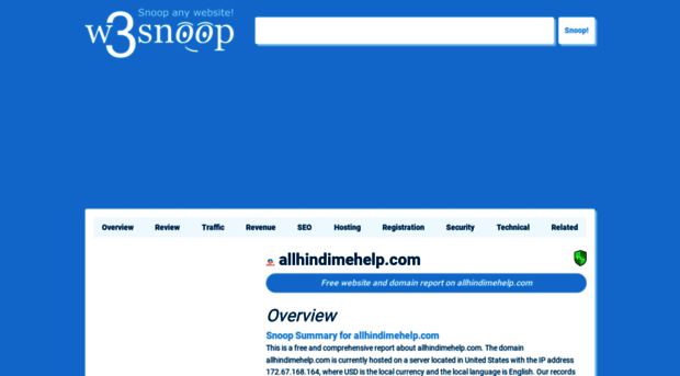 allhindimehelp.com.w3snoop.com