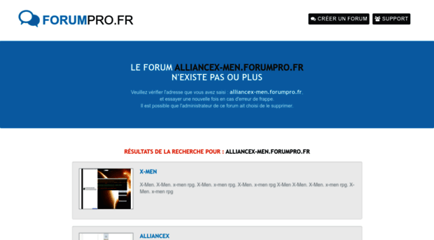 alliancex-men.forumpro.fr