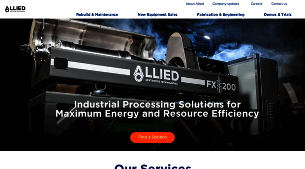 alliedcentrifuge.com