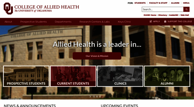 alliedhealth.ouhsc.edu