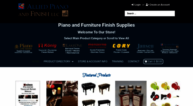 alliedpianoandfinish.com