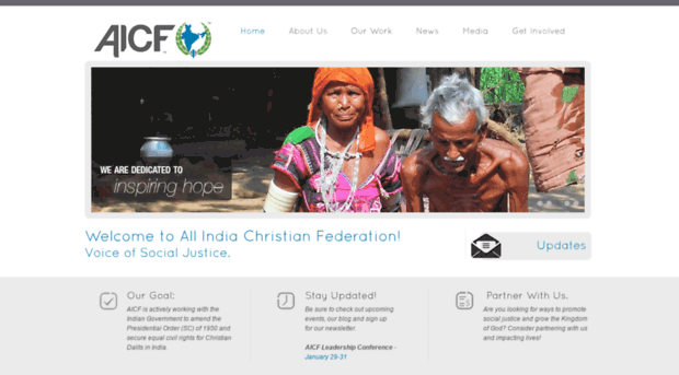 allindiachristianfederation.org