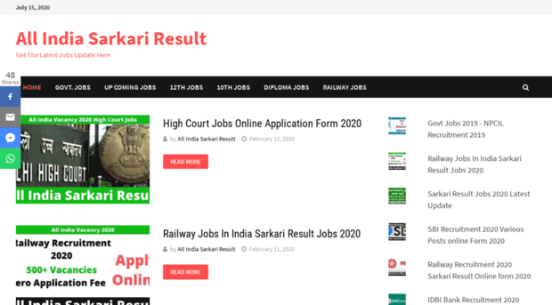 allindiasarkariresult.in