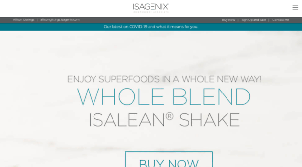 allisongittings.isagenix.com