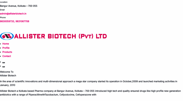 allisterbiotech.in
