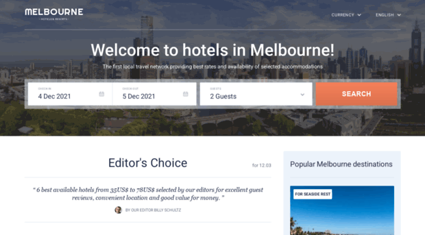 allmelbournehotels.com