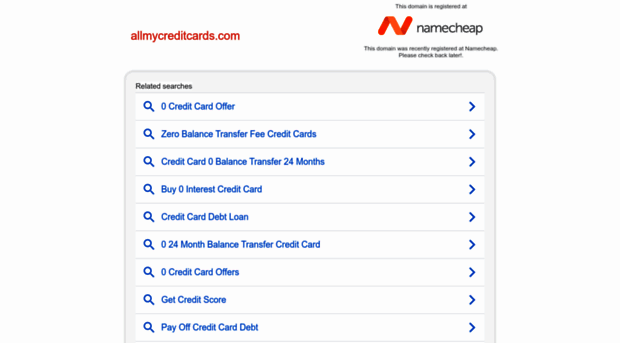 allmycreditcards.com