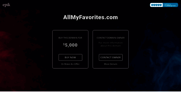 allmyfavorites.com