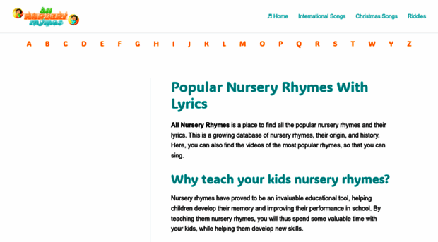 allnurseryrhymes.com