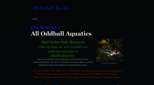 alloddballaquatics.com