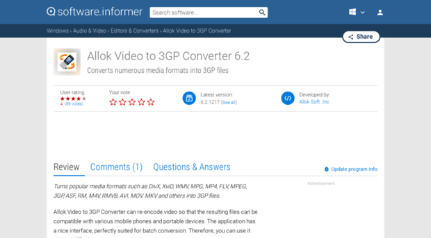 allok-video-to-3gp-converter.software.informer.com