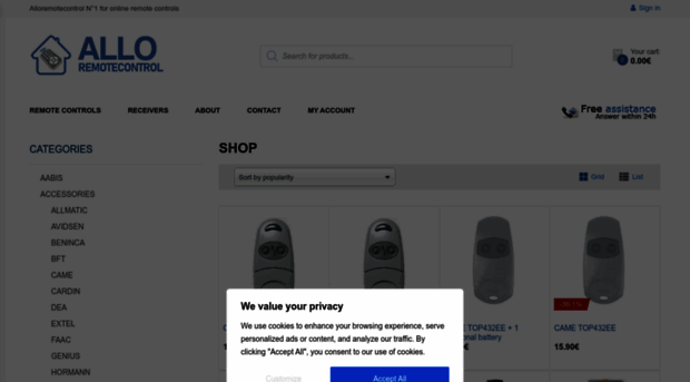 alloremotecontrol.com