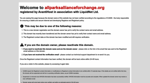 allparksallianceforchange.org