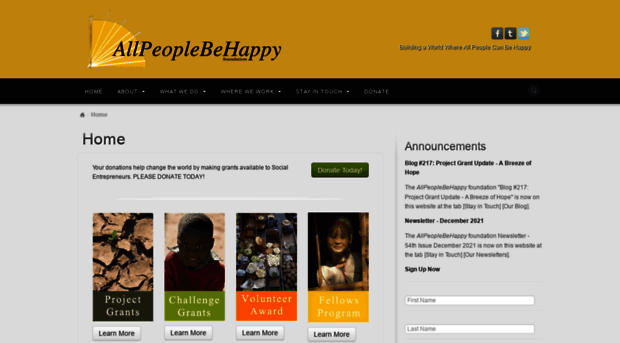 allpeoplebehappyfoundation.org