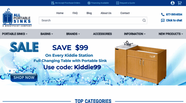 allportablesinks.com