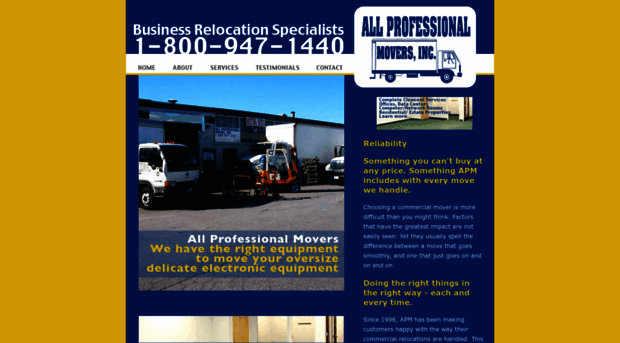 allprofessionalmovers.com