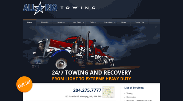 allrigtowing.com