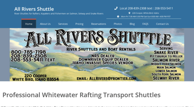 allriversshuttle.com