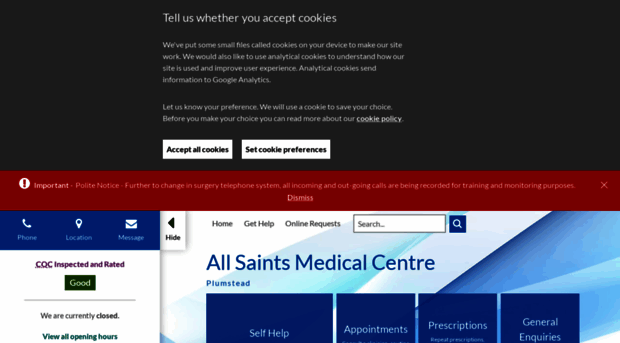 allsaints-medicalcentre.co.uk