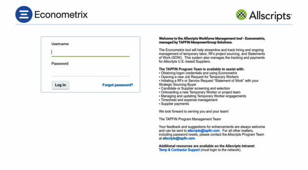 allscripts.econometrix.com