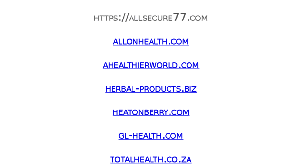 allsecure77.com