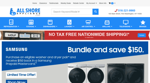 allshoreappliance.com