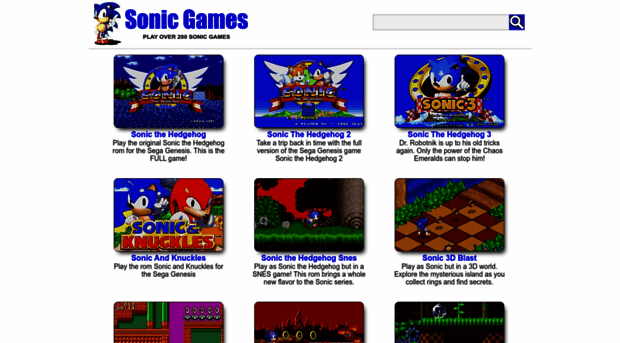 Sonic Games Online (FREE)