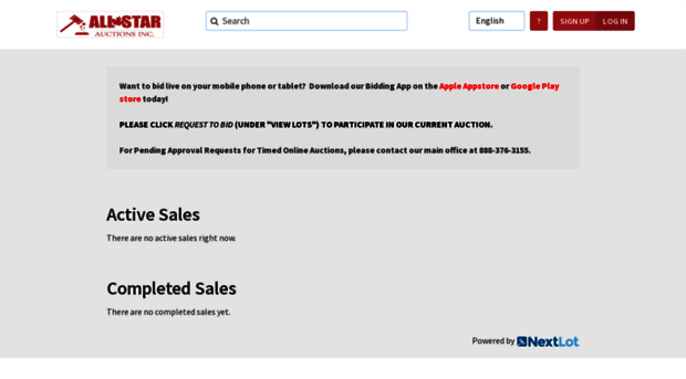 allstarauctions.nextlot.com